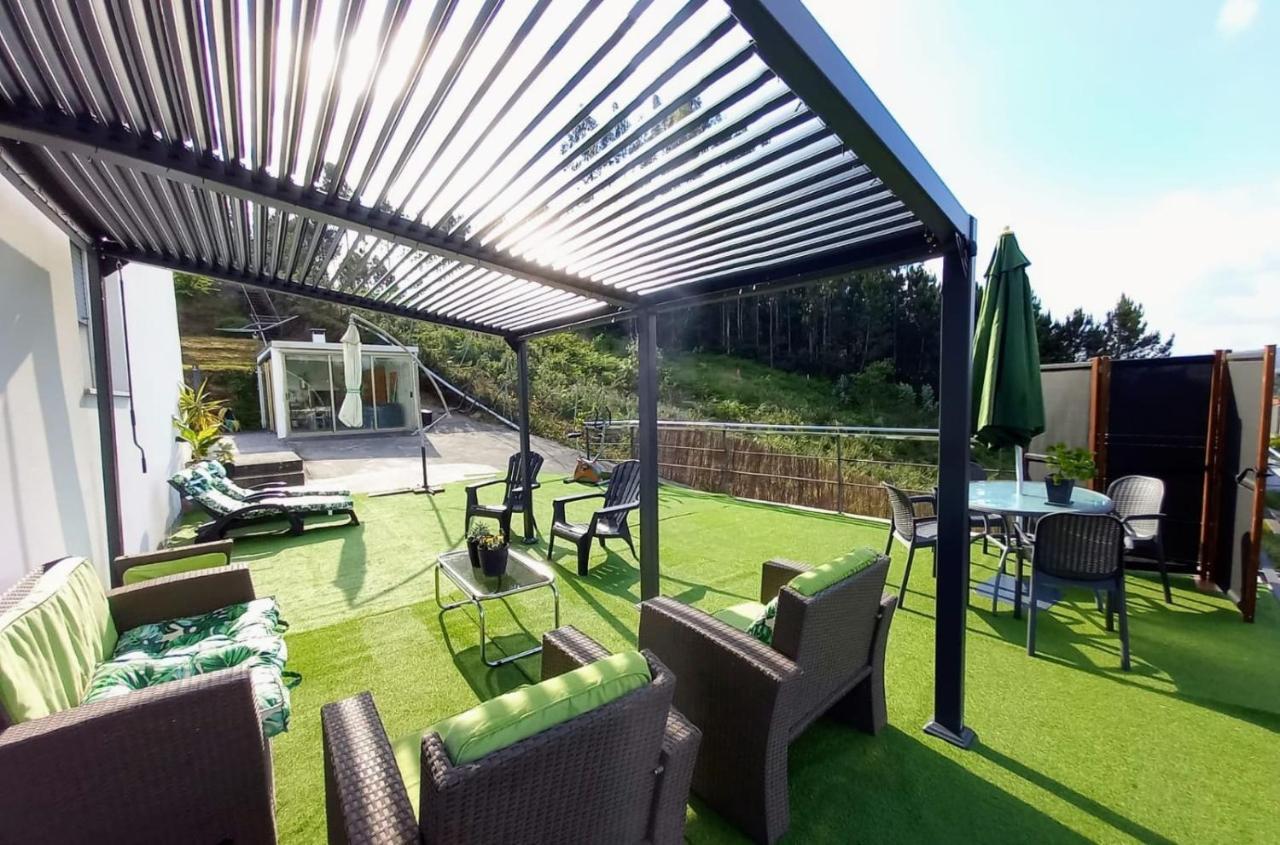 Casa Rocha Velha Con Terraza Y Piscina Particular Apartment Santiago de Compostela Ngoại thất bức ảnh