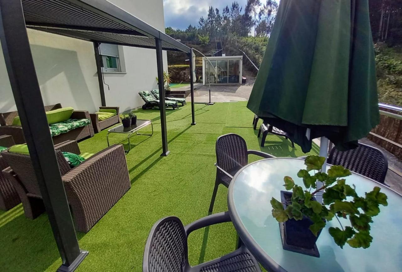 Casa Rocha Velha Con Terraza Y Piscina Particular Apartment Santiago de Compostela Ngoại thất bức ảnh
