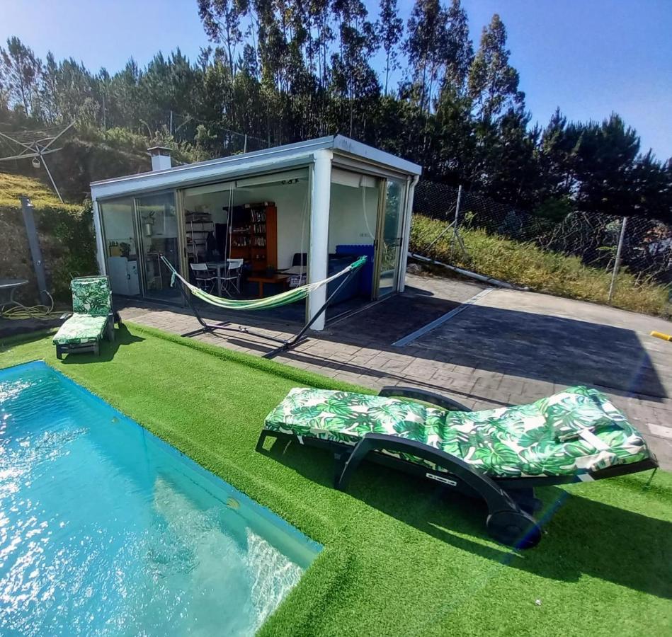 Casa Rocha Velha Con Terraza Y Piscina Particular Apartment Santiago de Compostela Ngoại thất bức ảnh