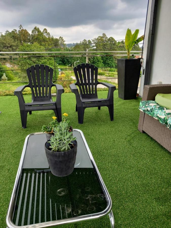 Casa Rocha Velha Con Terraza Y Piscina Particular Apartment Santiago de Compostela Ngoại thất bức ảnh