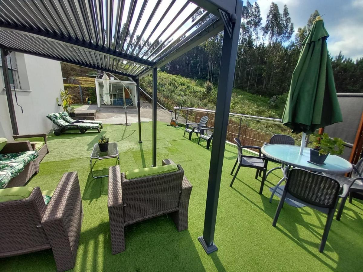 Casa Rocha Velha Con Terraza Y Piscina Particular Apartment Santiago de Compostela Ngoại thất bức ảnh