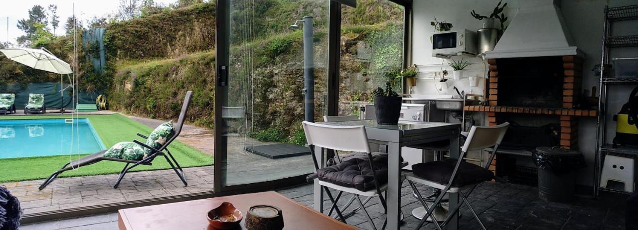 Casa Rocha Velha Con Terraza Y Piscina Particular Apartment Santiago de Compostela Ngoại thất bức ảnh