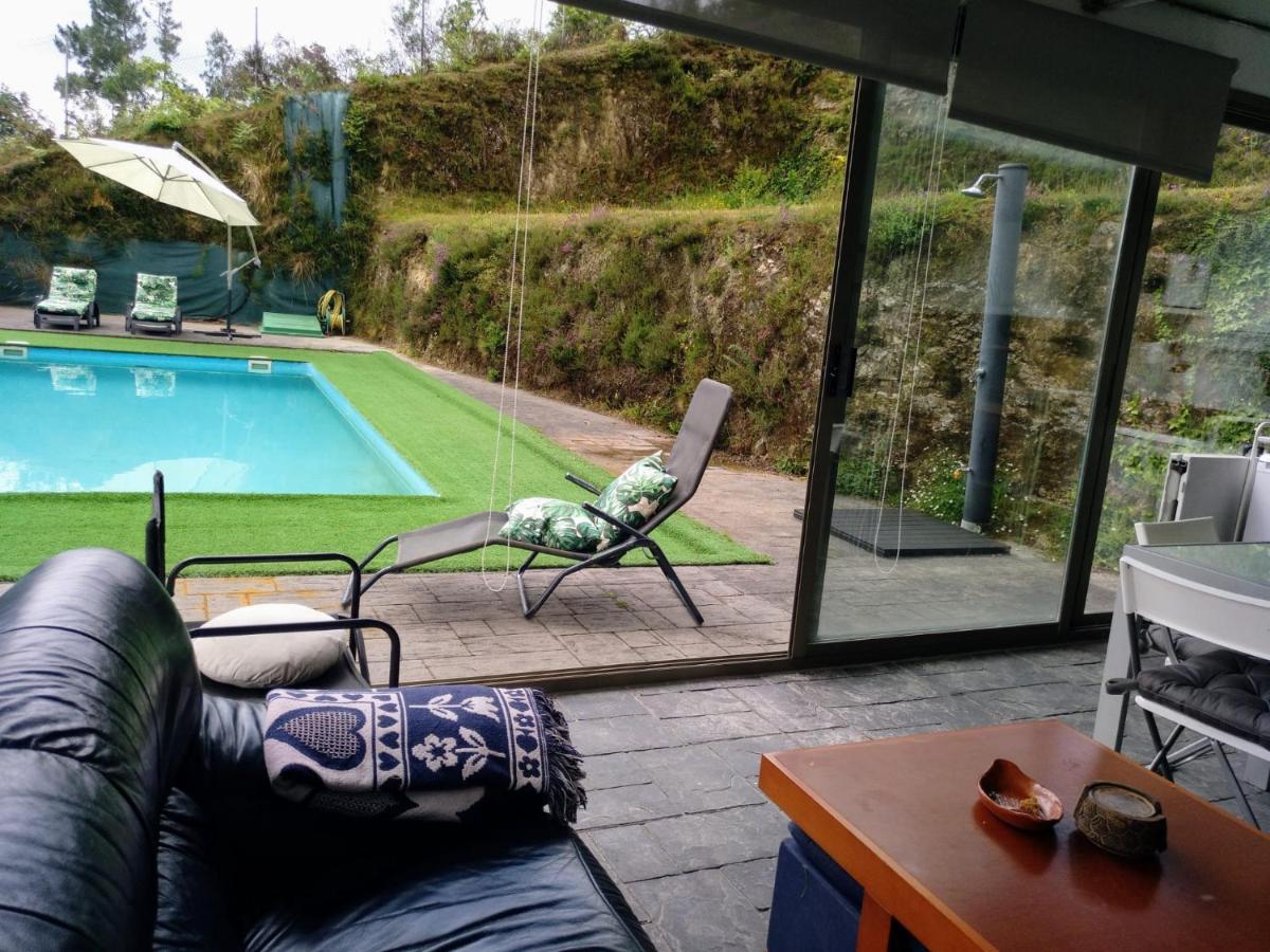 Casa Rocha Velha Con Terraza Y Piscina Particular Apartment Santiago de Compostela Ngoại thất bức ảnh