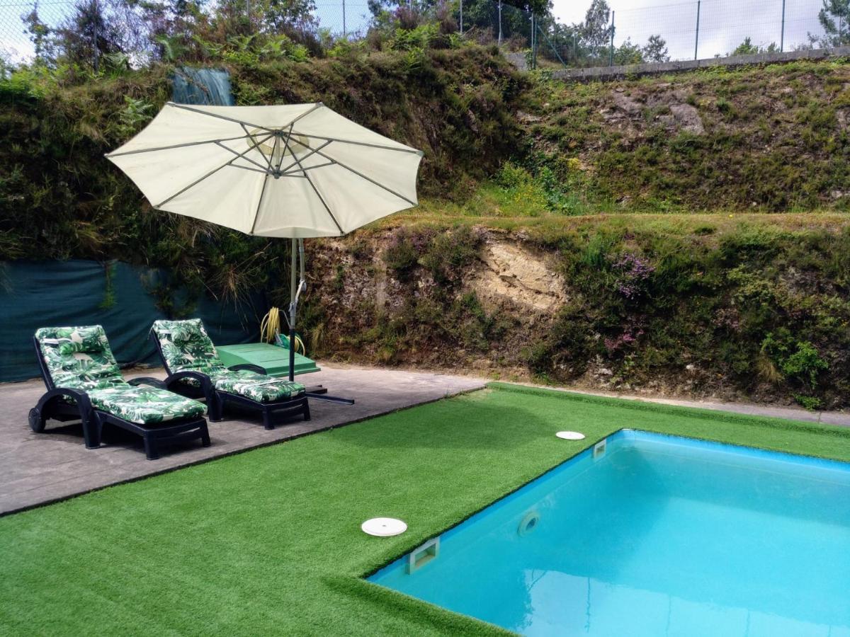 Casa Rocha Velha Con Terraza Y Piscina Particular Apartment Santiago de Compostela Ngoại thất bức ảnh